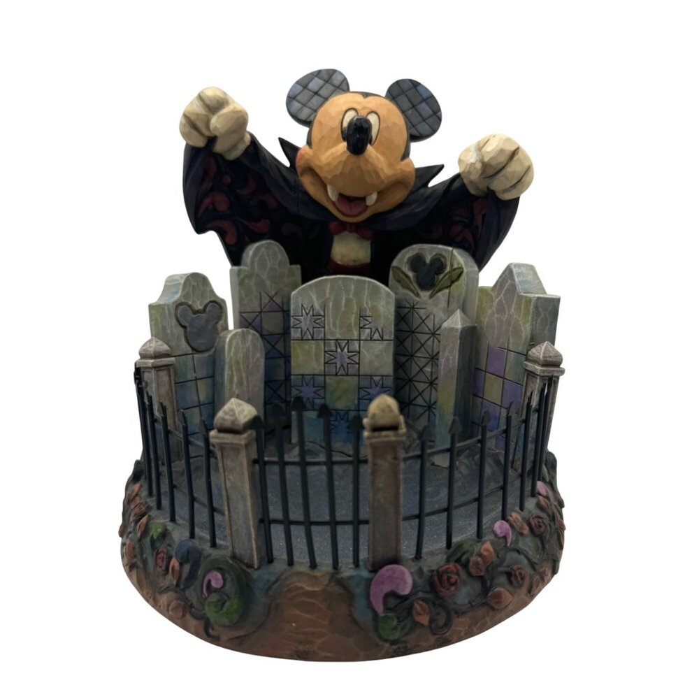 Disney Traditions Mickey Mouse Dracula Figurine By Jim Shore Enesco